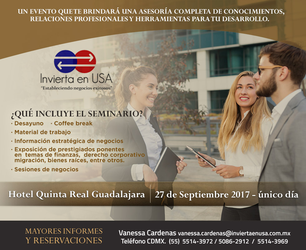 Read more about the article Comercio Internacional: Como hacer negocios en Estados Unidos/ Guadalajara 27 Septiembre